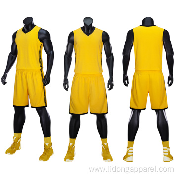 Latest Design Men Basketball Jersey Uniforms Shorts Set